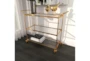 Brass Rolling Bar Cart With Wheels - Room