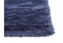 5'X8' Rug-Faux Mink Fur Blue - Detail