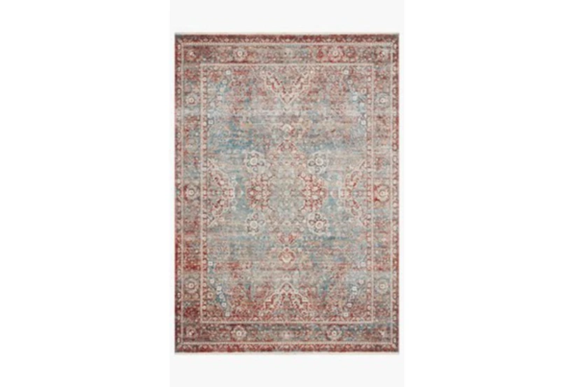 6'7"X9'9" Rug-Magnolia Home Elise Sky/Red By Joanna Gaines - 360