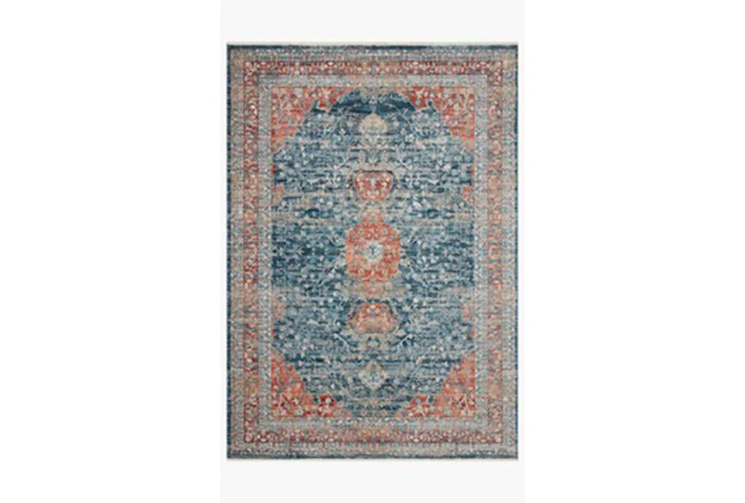 2'8"X4' Rug-Magnolia Home Elise Navy/Red By Joanna Gaines - 360
