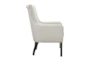 Quintana Beige Quilted Accent Chair - Side
