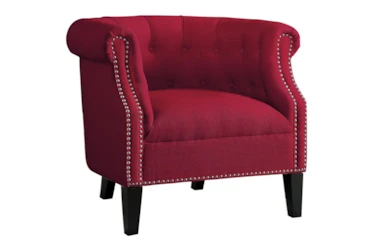 Natalie Red Accent Chair