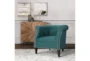 Natalie Teal Accent Arm Chair - Room