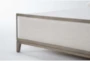 Corina Queen Wood & Upholstered 3 Piece Bedroom Set With 2 Nightstands - Detail