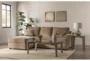 Alessandro Mocha 99" Sofa with Reversible Chaise - Room