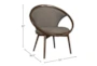 Orbit Brown Accent Chair - Detail