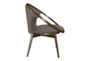 Orbit Brown Accent Chair - Side
