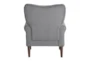 Magdala Grey Accent Arm Chair - Back