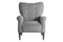 Magdala Grey Accent Arm Chair - Front