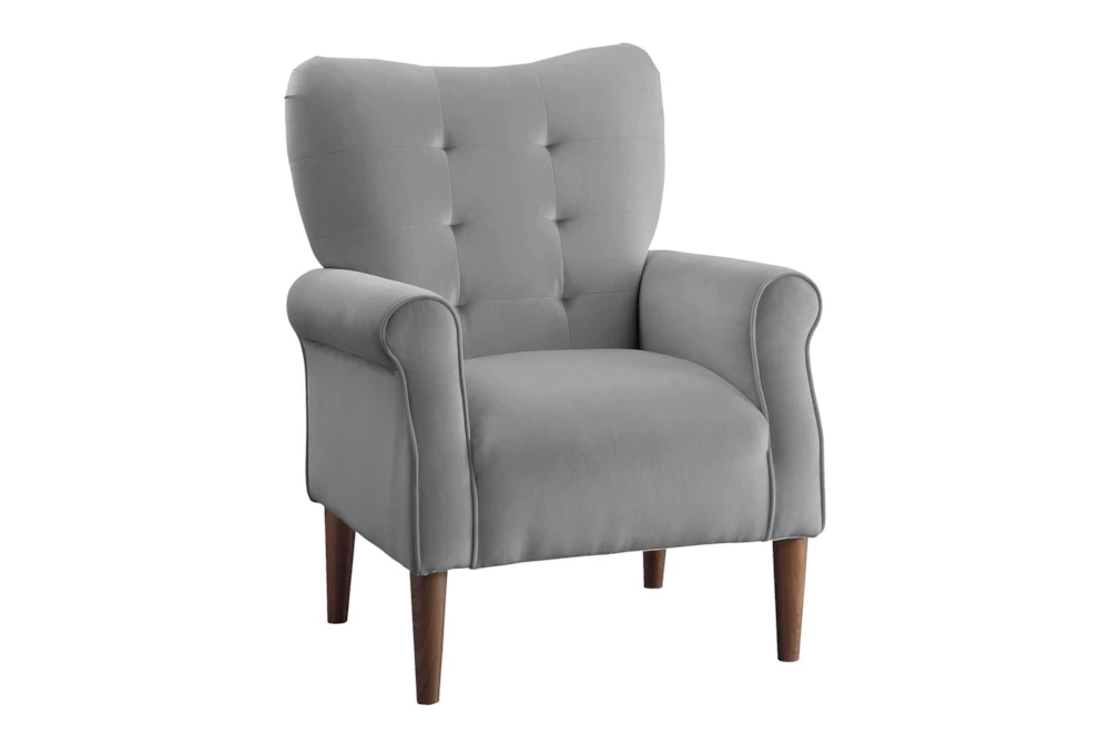 Magdala Grey Accent Arm Chair