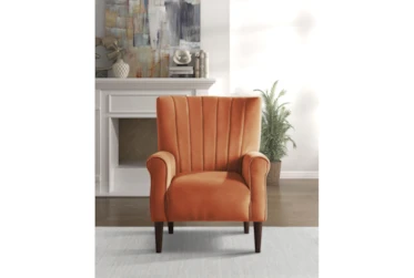 Abram Orange Accent Chair