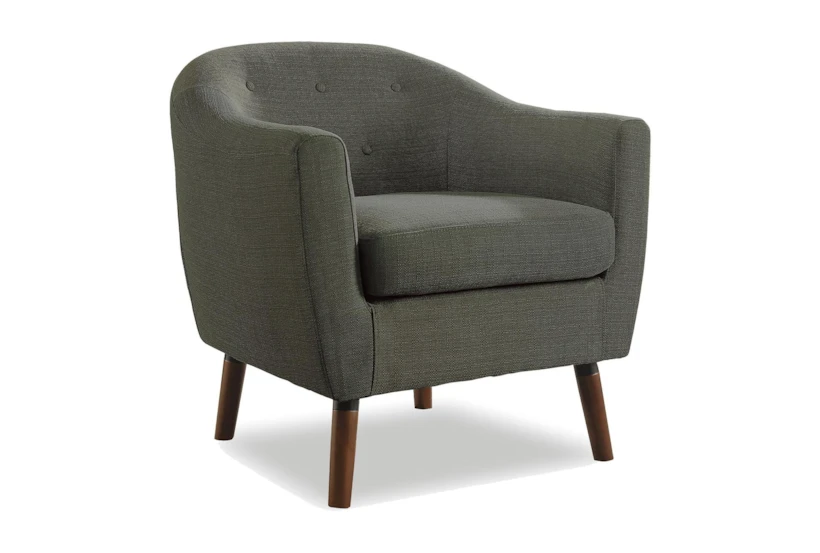 Heaton Grey Accent Arm Chair - 360