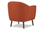 Heaton Orange Accent Chair - Back