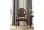 Wellington Brown Accent Chair - Room