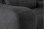 Macke Dark Grey Power Recliner with Power Headrest - Arm
