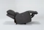 Macke Dark Grey Left Arm Facing Zero Gravity Recliner with Power Headrest - Side