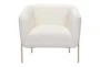 Nara Ivory Accent Arm Chair - Detail