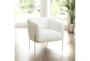 Nara Ivory Accent Arm Chair - Room