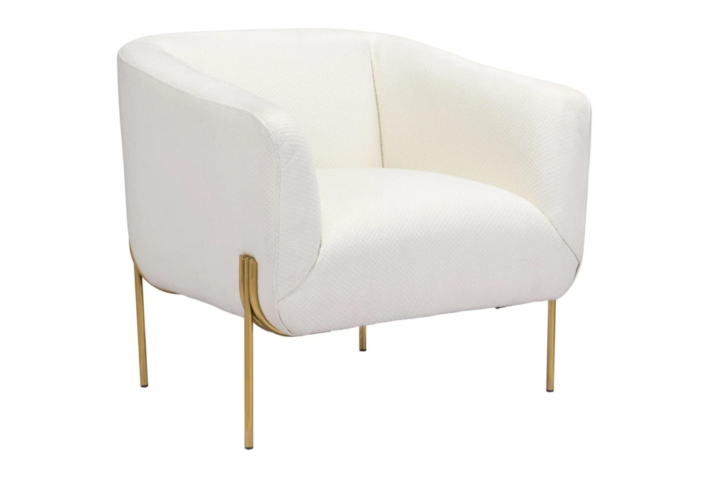 Nara Ivory Accent Arm Chair