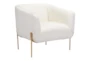 Nara Ivory Accent Arm Chair - Signature