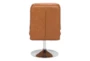 Tanner Brown Faux Leather Swivel Chair - Detail