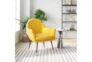 Tegan Yellow Accent Chair - Room