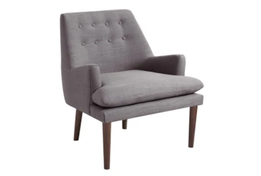 Paulette Grey Accent Chair