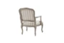 Serafina Linen Accent Arm Chair - Back