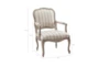 Serafina Linen Accent Arm Chair - Detail
