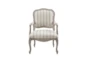 Serafina Linen Accent Arm Chair - Front