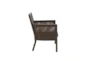 Caitlin Brown Accent Arm Chair - Side