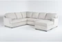 Alessandro Moonstone 128" 2 Piece Sectional With Right Arm Facing Sofa Chaise - Signature