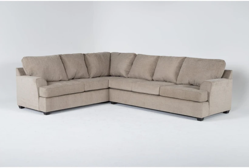 Alessandro Mocha 128" 2 Piece Sectional with Right Arm Facing Sofa - 360