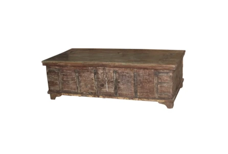Reclaimed Wood Coffee Table Trunk