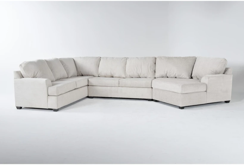Alessandro Moonstone 170" 3 Piece Oversized Sectional with Right Arm Facing Cuddler - 360