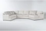 Alessandro Moonstone 170" 3 Piece Oversized Sectional with Right Arm Facing Cuddler - Signature