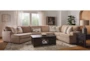 Alessandro Mocha 170" 3 Piece Oversized Sectional with Left Arm Facing Cuddler - Room