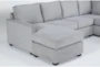 Mathers Oyster 124" 2 Piece Sectional With Left Arm Facing Chaise  - Detail