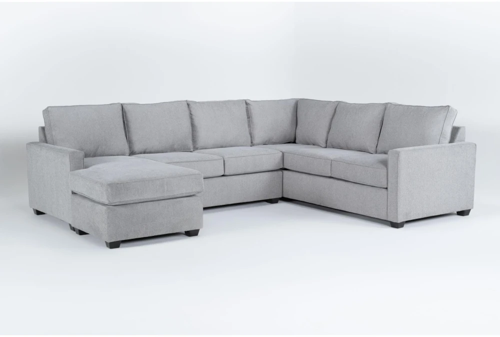 Mathers Oyster 125" 2 Piece Sectional with Left Arm Facing Sofa Chaise