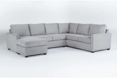 Mathers Oyster 124" 2 Piece Sectional With Left Arm Facing Chaise