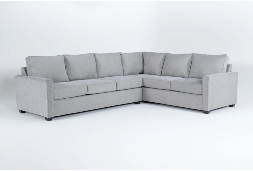 Mathers Oyster 125" 2 Piece Sectional with Left Arm Facing Sofa - 360
