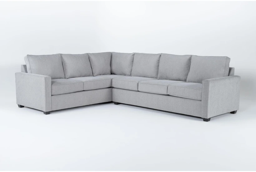 Mathers Oyster 125" 2 Piece Sectional with Right Arm Facing Sofa - 360
