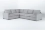 Mathers Oyster 125" 2 Piece Sectional with Right Arm Facing Sofa - Signature