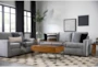 Mathers Oyster 2 Piece Sofa & Loveseat Set - Room