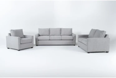Mathers Oyster 3 Piece Sofa, Loveseat & Chair Set
