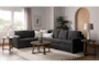 Mathers Slate 125" 2 Piece Sectional with Right Arm Facing Sofa - Room