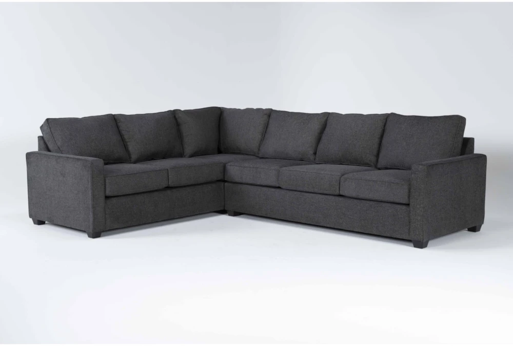 Mathers Slate 125" 2 Piece Sectional with Right Arm Facing Sofa