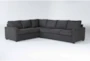 Mathers Slate 125" 2 Piece Sectional with Right Arm Facing Sofa - Signature