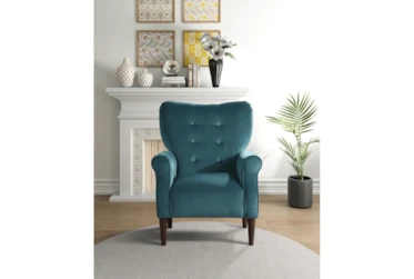 Magdala Teal Accent Chair