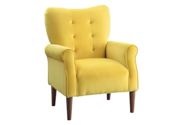 Magdala Yellow Accent Chair